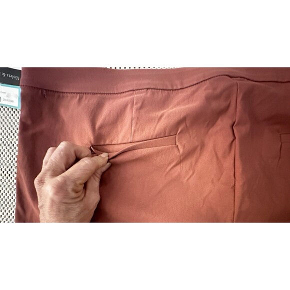 NWT Violets and Roses Pants Women SZ 24W Elastic Waist Comfort Career Casual NEW - Picture 13 of 14